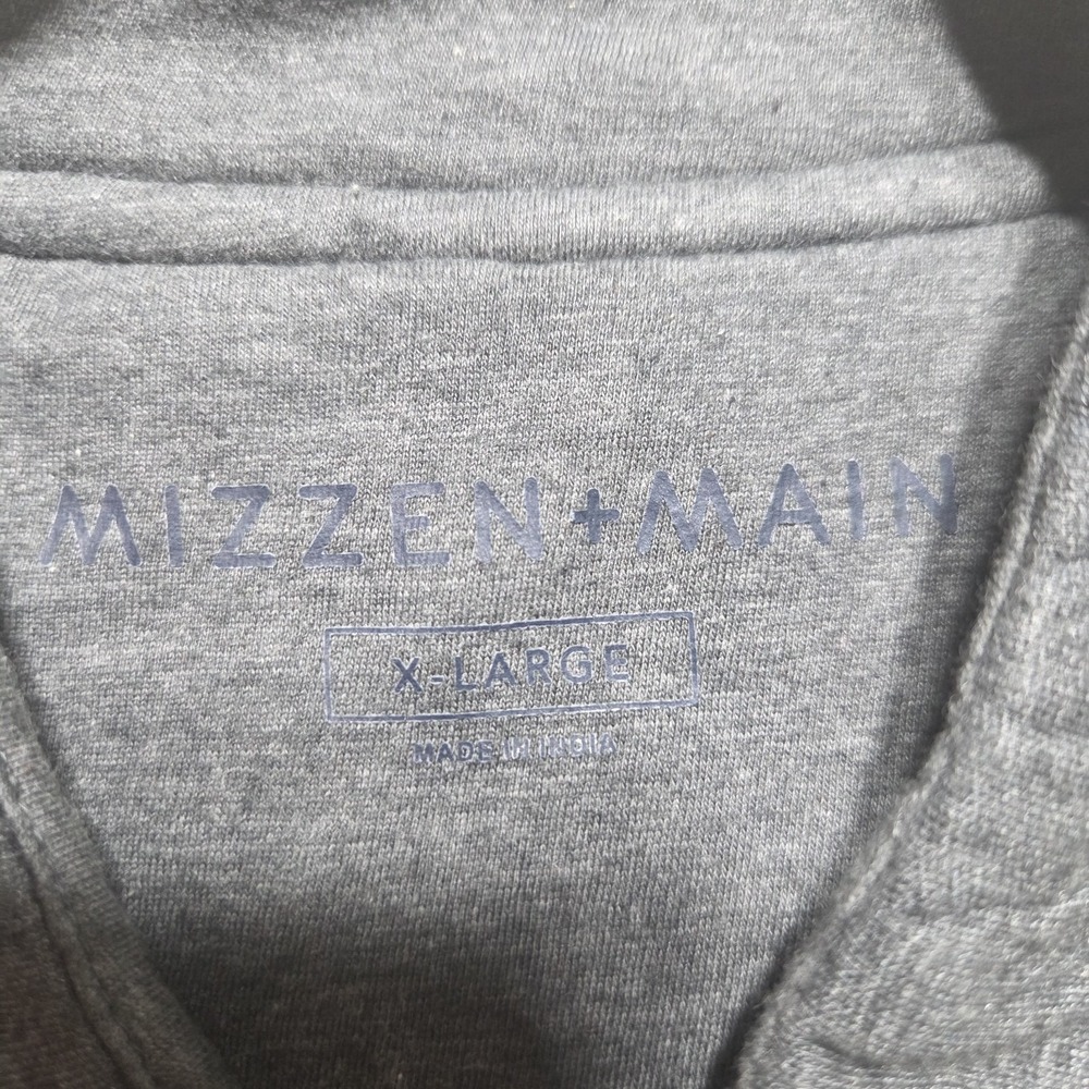 Mizzen Main Vest Mens Size Xl Full Zip Belson Quilted Jacket Gray Golf View 4